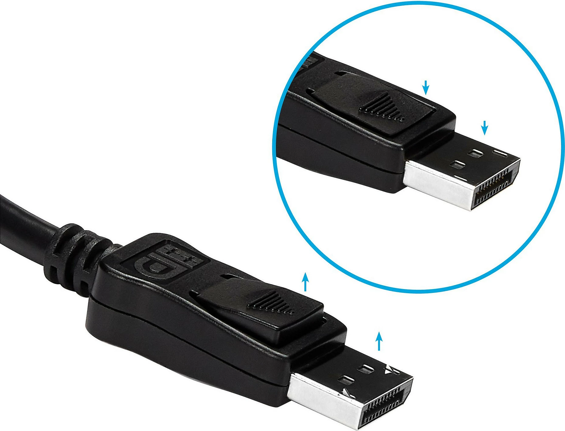 Adapter StarTech DP2HDMI DisplayPort në HDMI (DP mashkull/HDMI femër), 0.24 m, 1920x1200, i zi