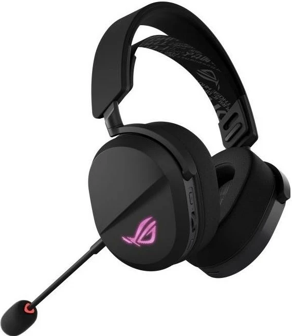 Kufje Asus ROG PELTA, wireless, Bluetooth, mikrofon, të zeza