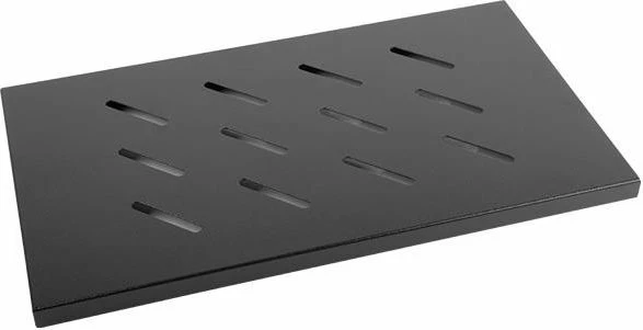 Raft rack 19" Lanberg AK-1002-B, për kabinet 600mm, kapacitet 20 kg, e zezë