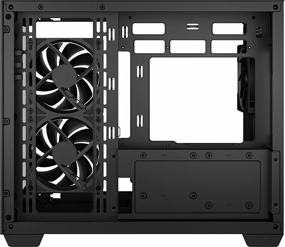 Kasë Deepcool CG330 3F Micro-ATX/ITX, 3x ARGB fan, xham i kalitur, Black