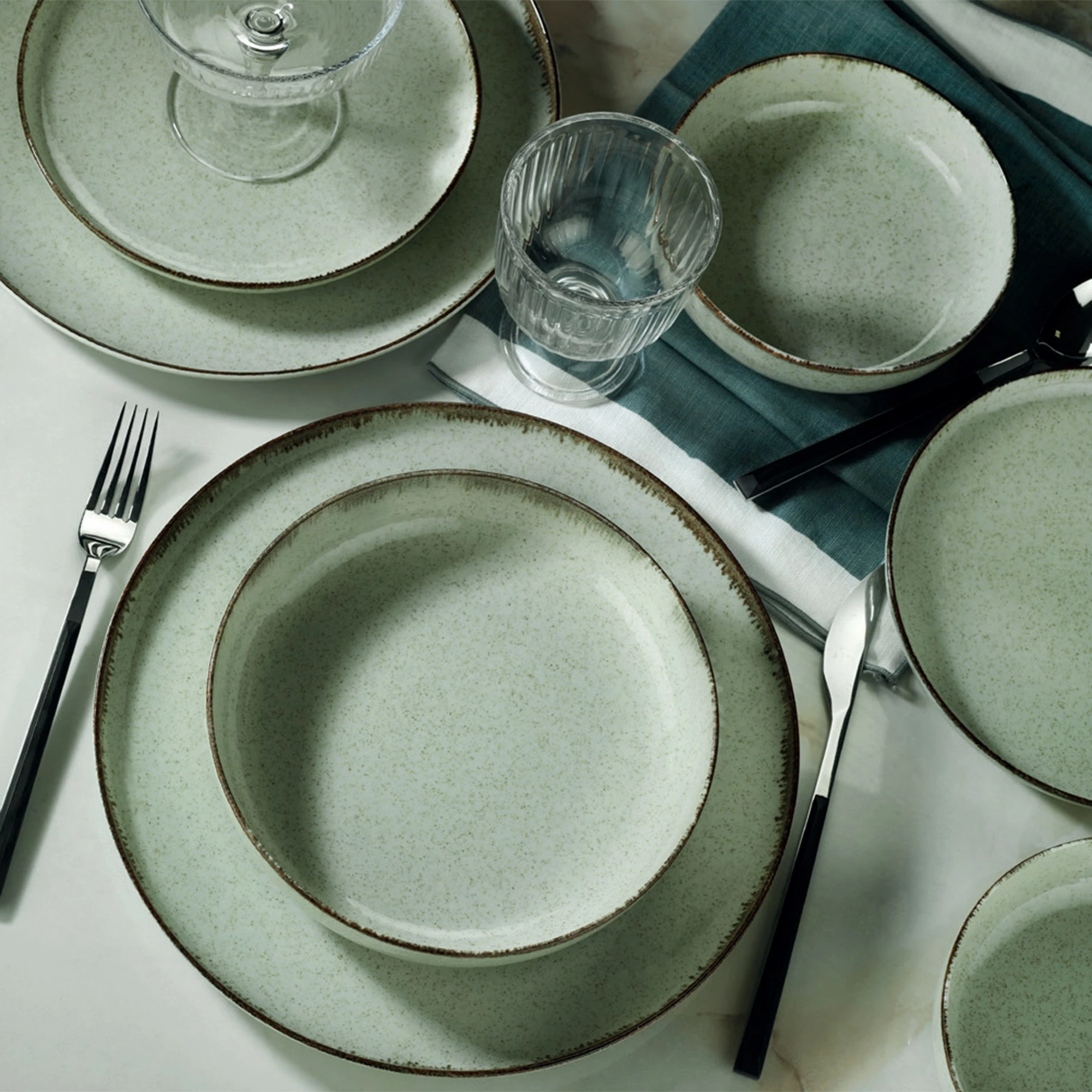 Set enësh për drekë (24 copë), Hermia, MOD24Y2730P03