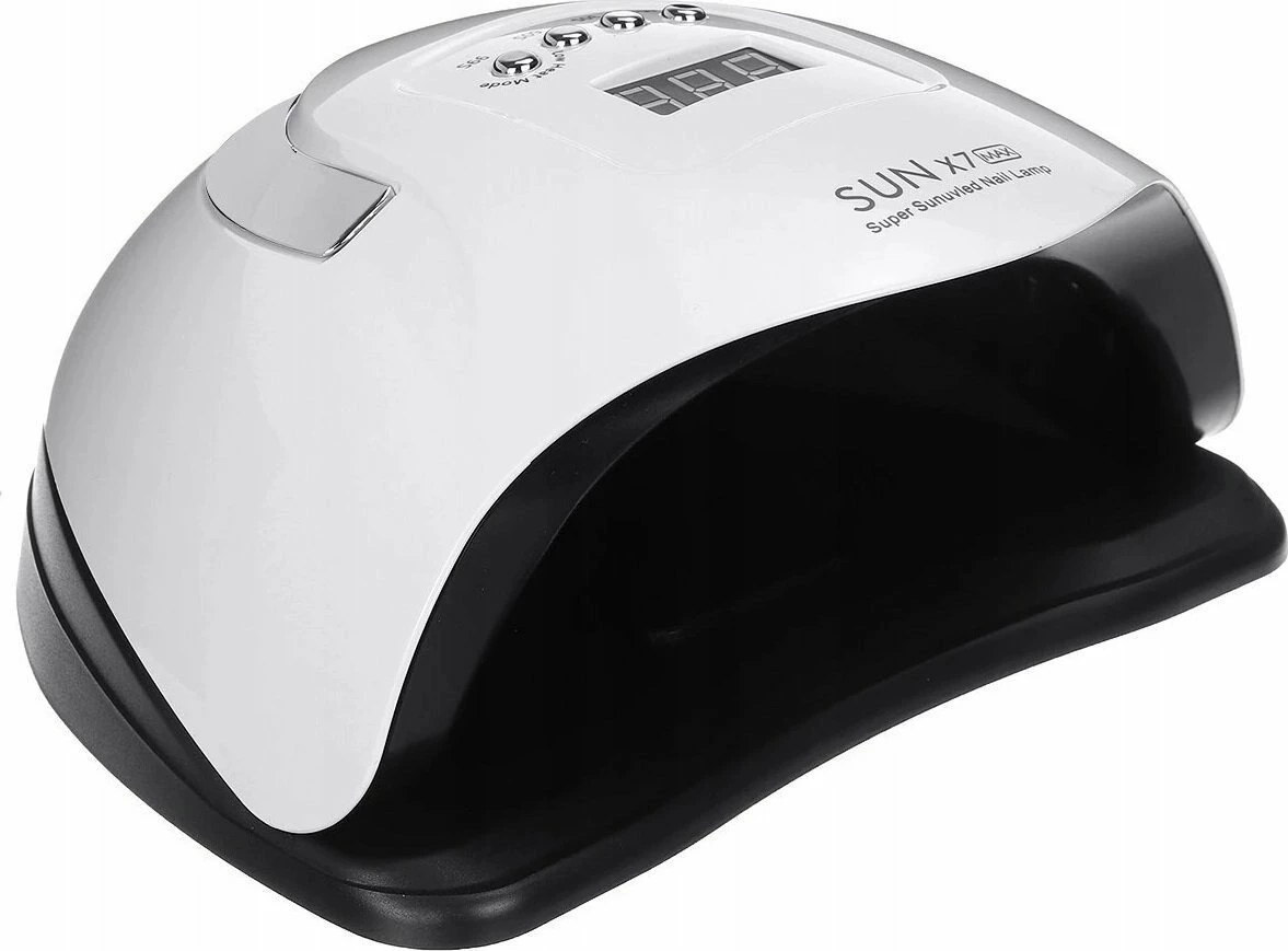 Lampë për thonj ExtraLink Beauty LED UV 180W, LCD, sensor lëvizjeje, e bardhë