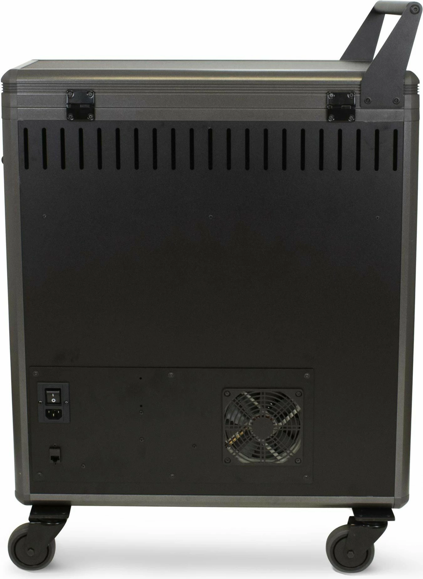 Karrocë karikimi DICOTA Charging Trolley 20 Tableta/Ultrabook CH version, e zezë