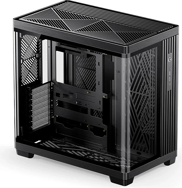 Kasë Jonsbo TK-4, Midi-Tower, ATX, Tempered Glass, e zezë