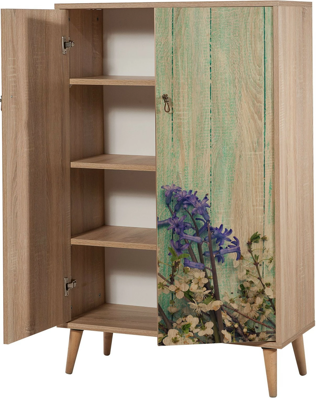 Dollap multifunksional Hanah Home, Multibox - 727, ngjyrë lisi Sonoma