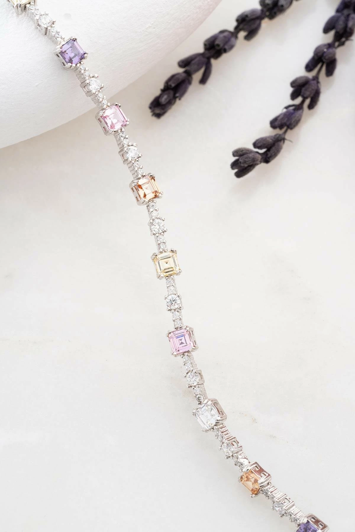 Byzylyk argjendi Jumeon, ngjyrë rozë dhe argjend, NRZ999691