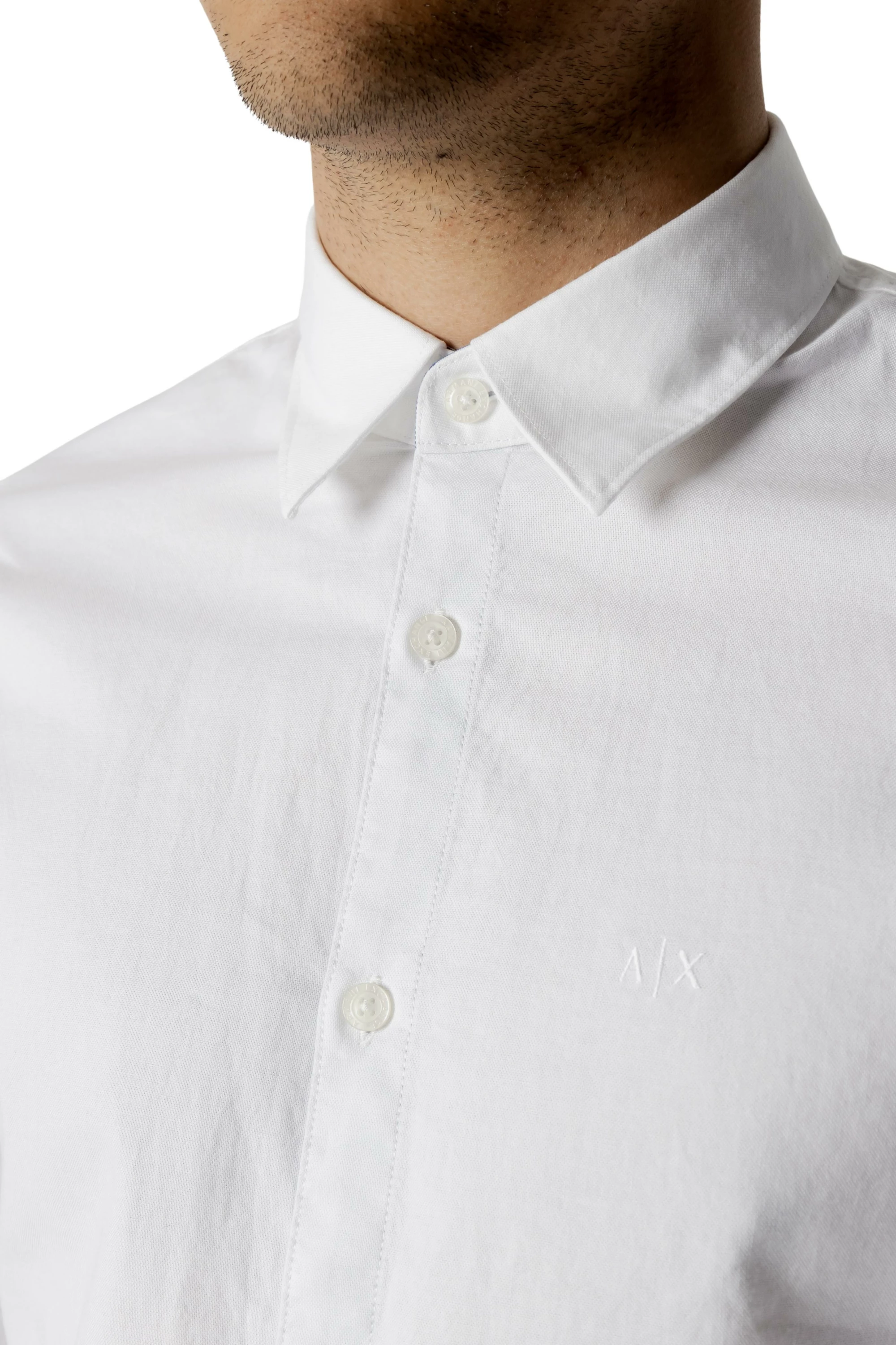 Këmishë për meshkuj Armani Exchange 8NZCGB Z8ANZ, e bardhë [Madhësia: M]