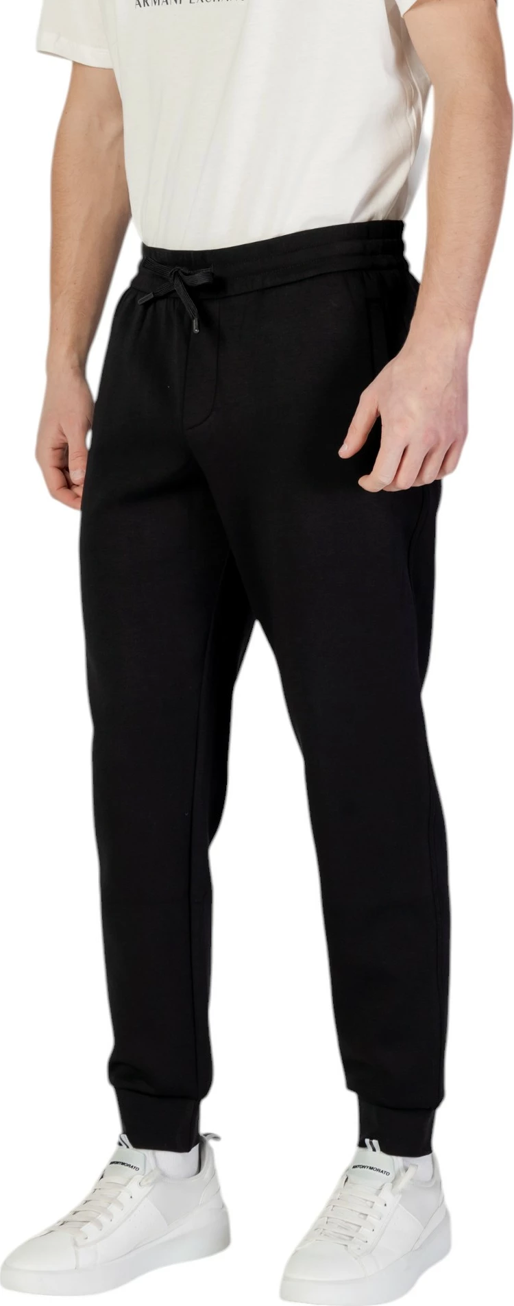 Pantallona sportive për meshkuj Armani Exchange XM000373 AF10818, të zeza [Madhësia: L]