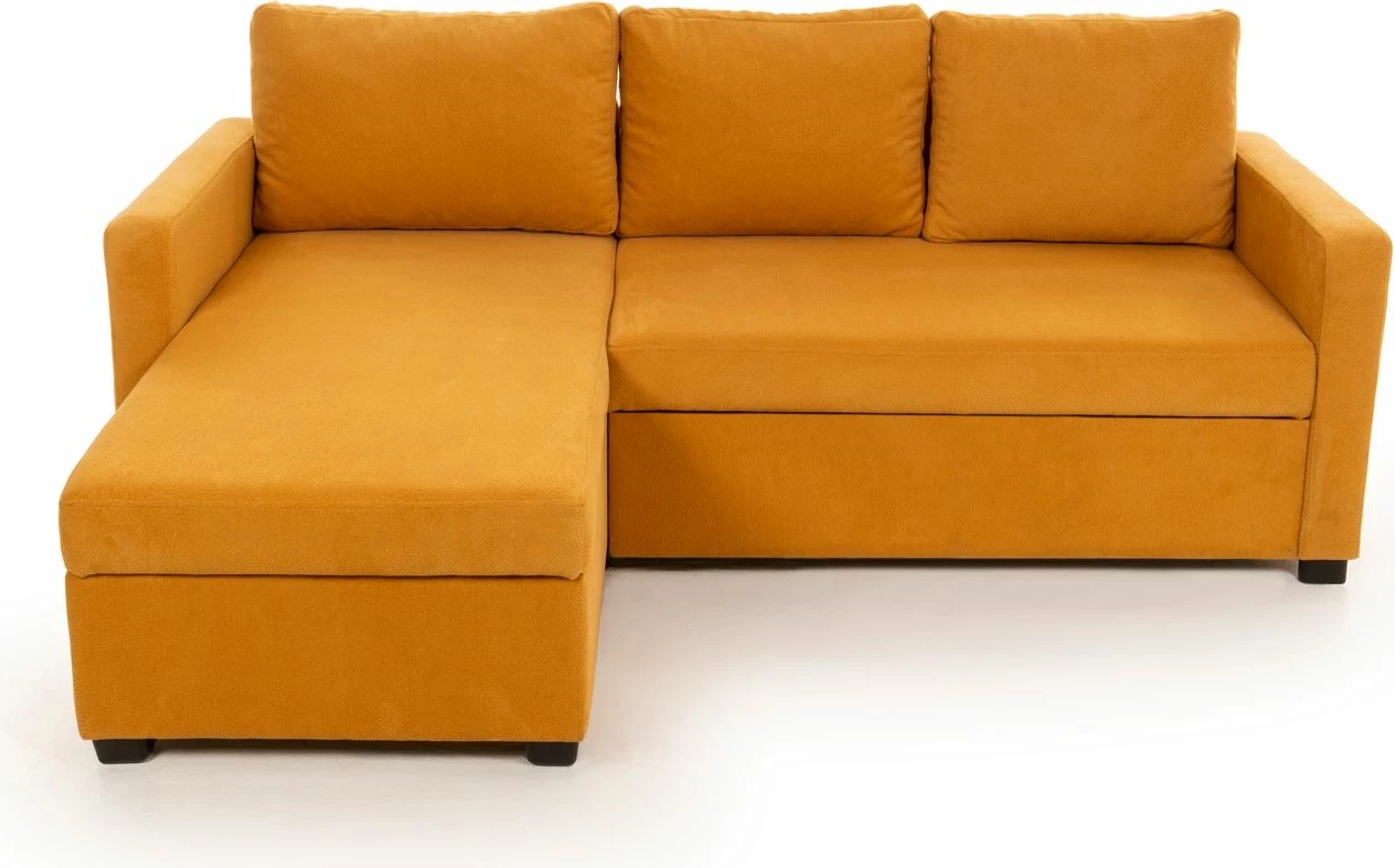 Kënd-sofë krevati, ngjyrë mustard, Atelier del Sofa, Kado