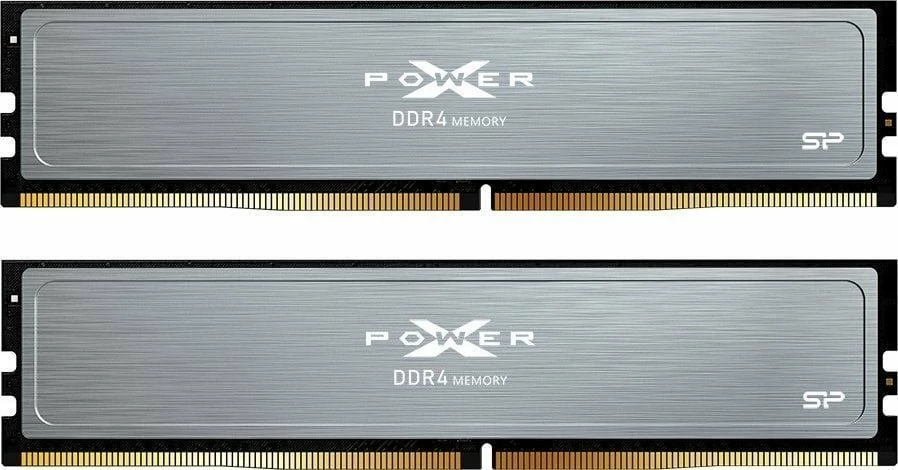 RAM Memorje Silicon Power XPOWER Pulse SP016GXLZU320BDI 16GB (2x8GB) DDR4 3200MHz CL16, gri, set 2 module