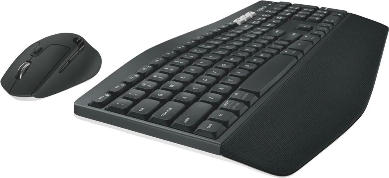 Set maus dhe tastierë Logitech MK850 Performance wireless, full-size, Bluetooth/RF, e zezë