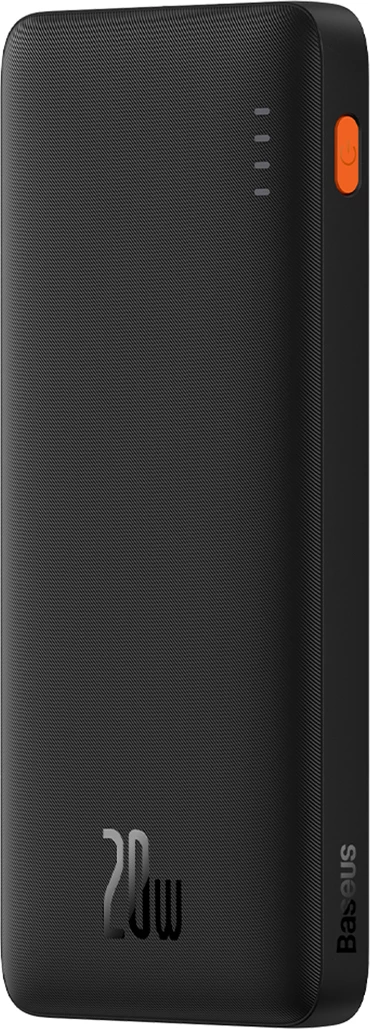 Powerbank Baseus Airpow 10000mAh, 20W, me kabllo USB-A në USB-C, e zezë