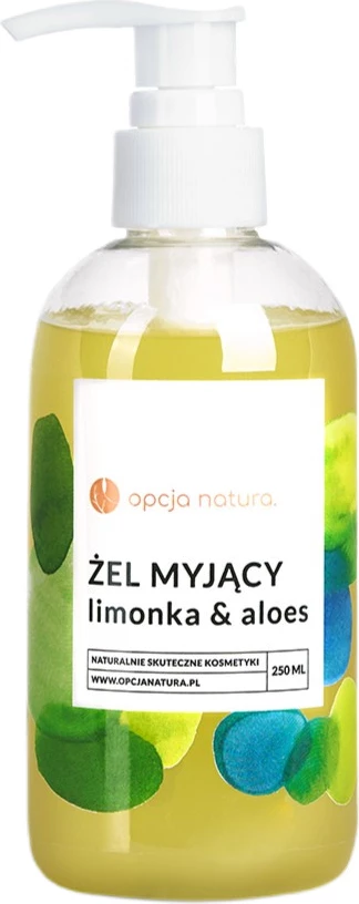 Xhel larës për trup dhe fytyrë Opcja Natura Lemon & Aloe për femra, 250ml