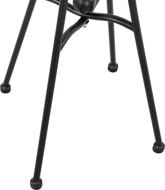 Baza metalike FH466 4këmbë, ngjyrë e zezë, 50x50 cm