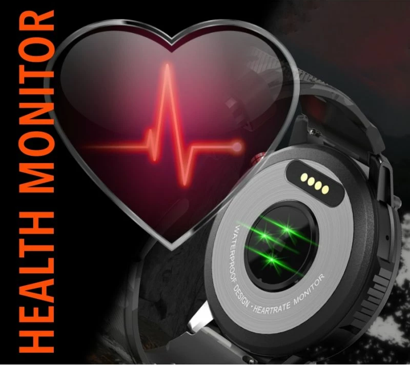 Smartwatch për meshkuj Rubicon, e zezë/camo