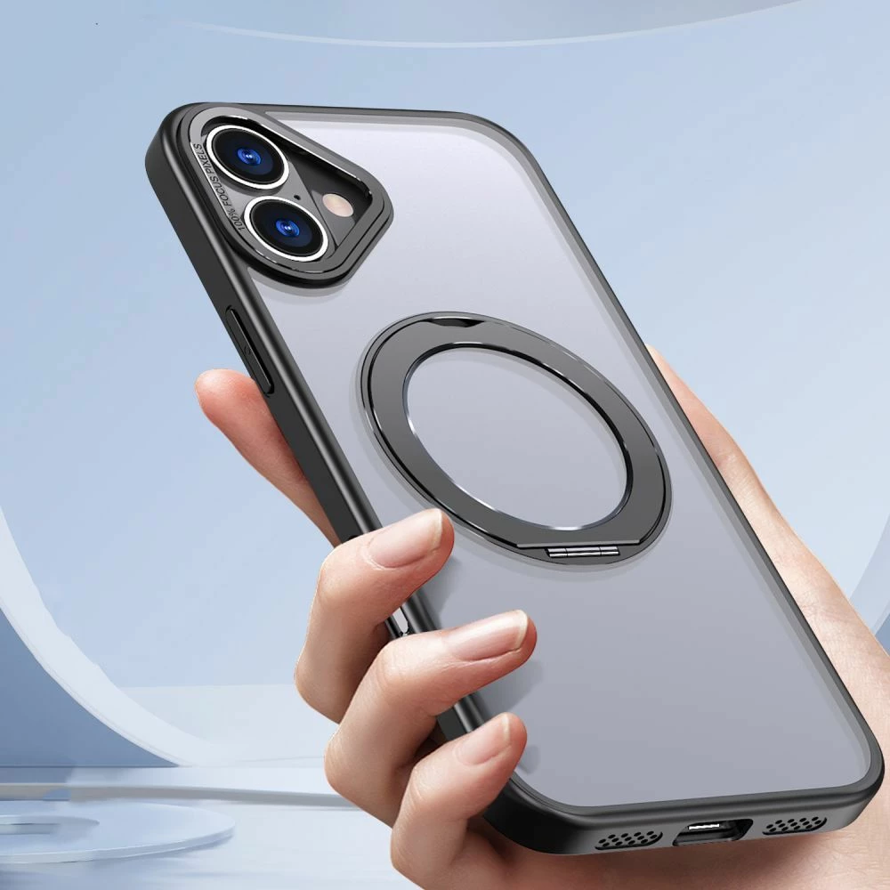 Mbështjellës Tech-Protect MagRing MagSafe për iPhone 15, i zi