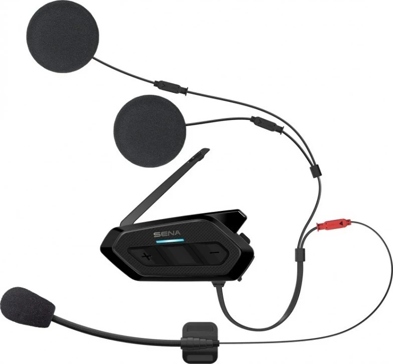 Interkom për motor Sena Spider RT1, Dual Pack, i zi
