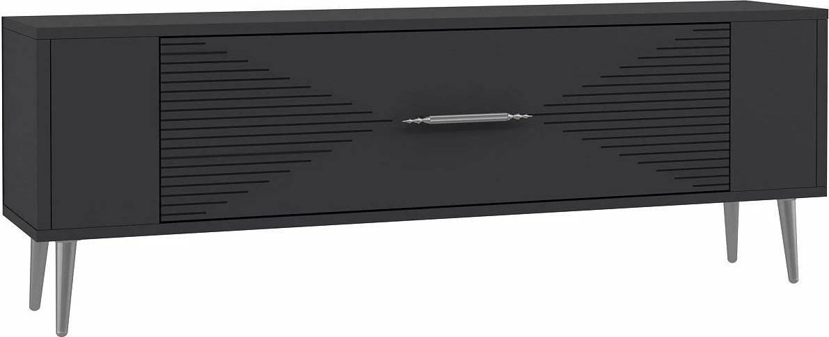 Komodë TV Skye Decor, Retrol1, anthracite-silver