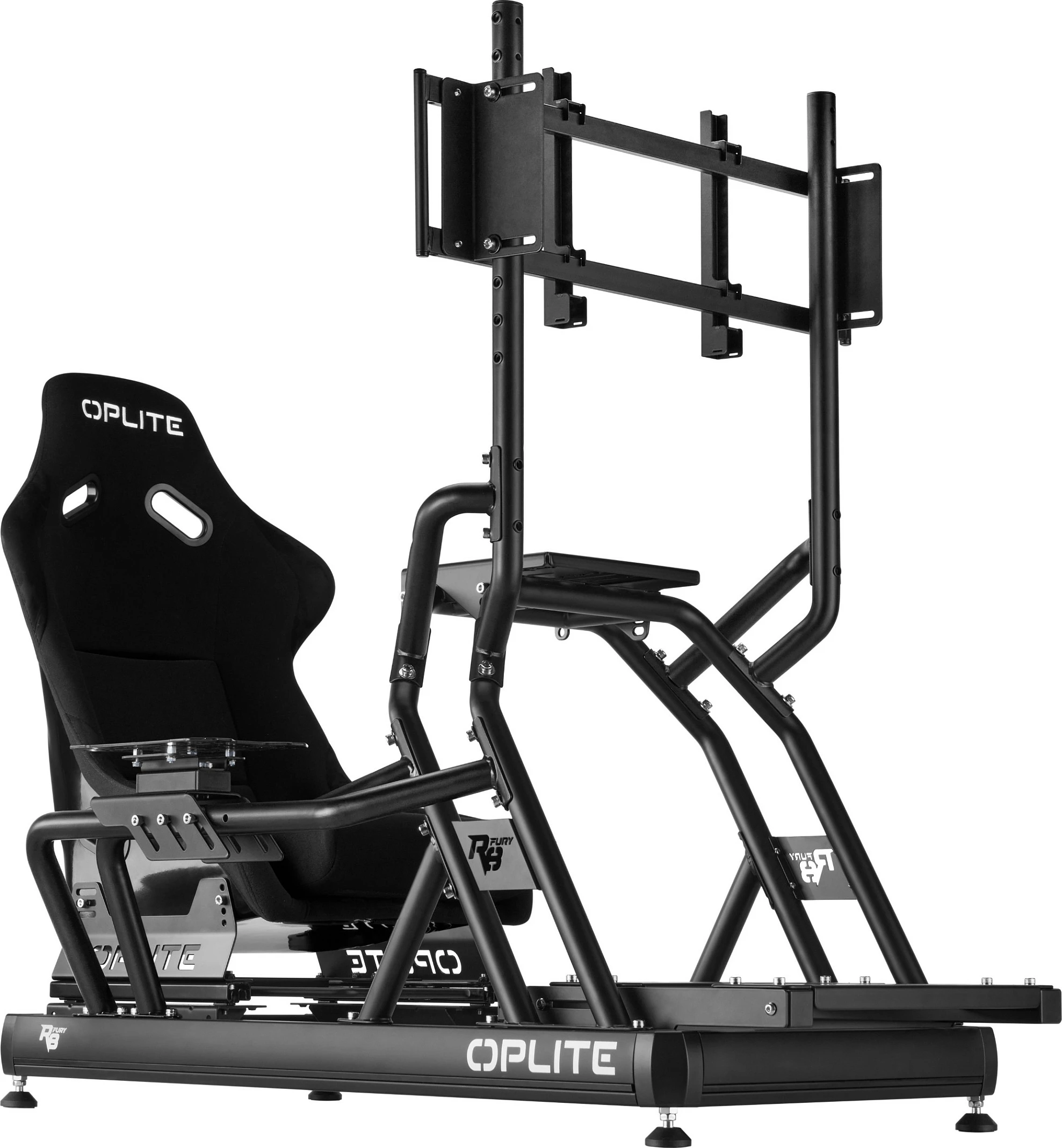 Mbajtës monitori Oplite R8 Single, montim në tavolinë, deri 57", 30 kg, i zi