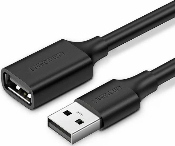 Kabllo zgjatëse USB-A Ugreen UGR417BLK USB 2.0 0.5 m, e zezë