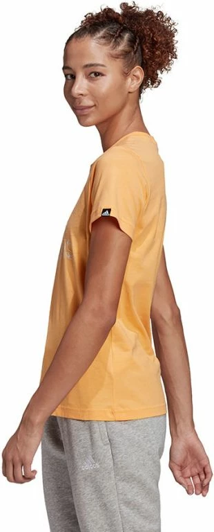 Maicë adidas për femra, e verdhë