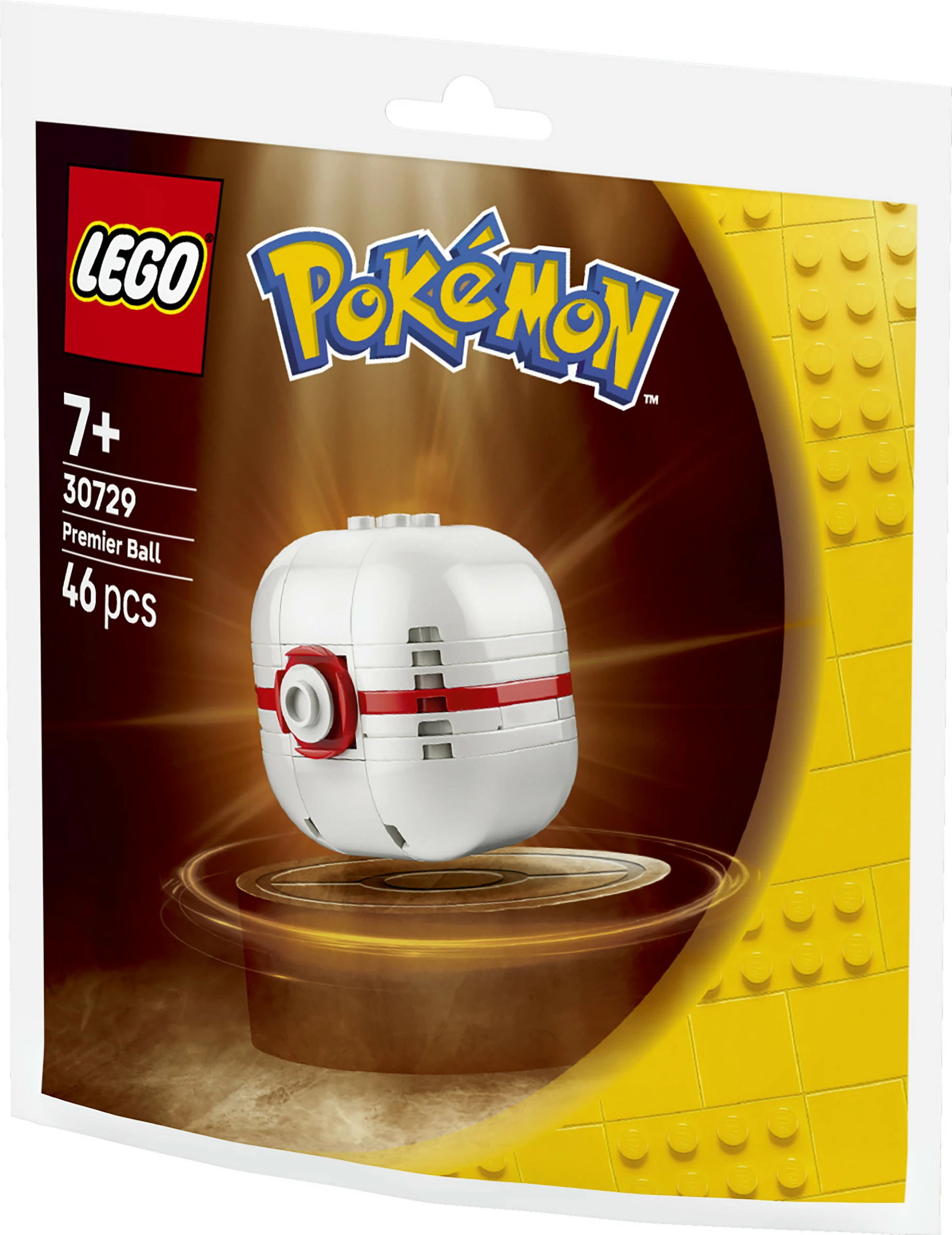 Set ndërtimi LEGO Pokémon 30729 Premier Ball, 46 pjesë, shumëngjyrësh