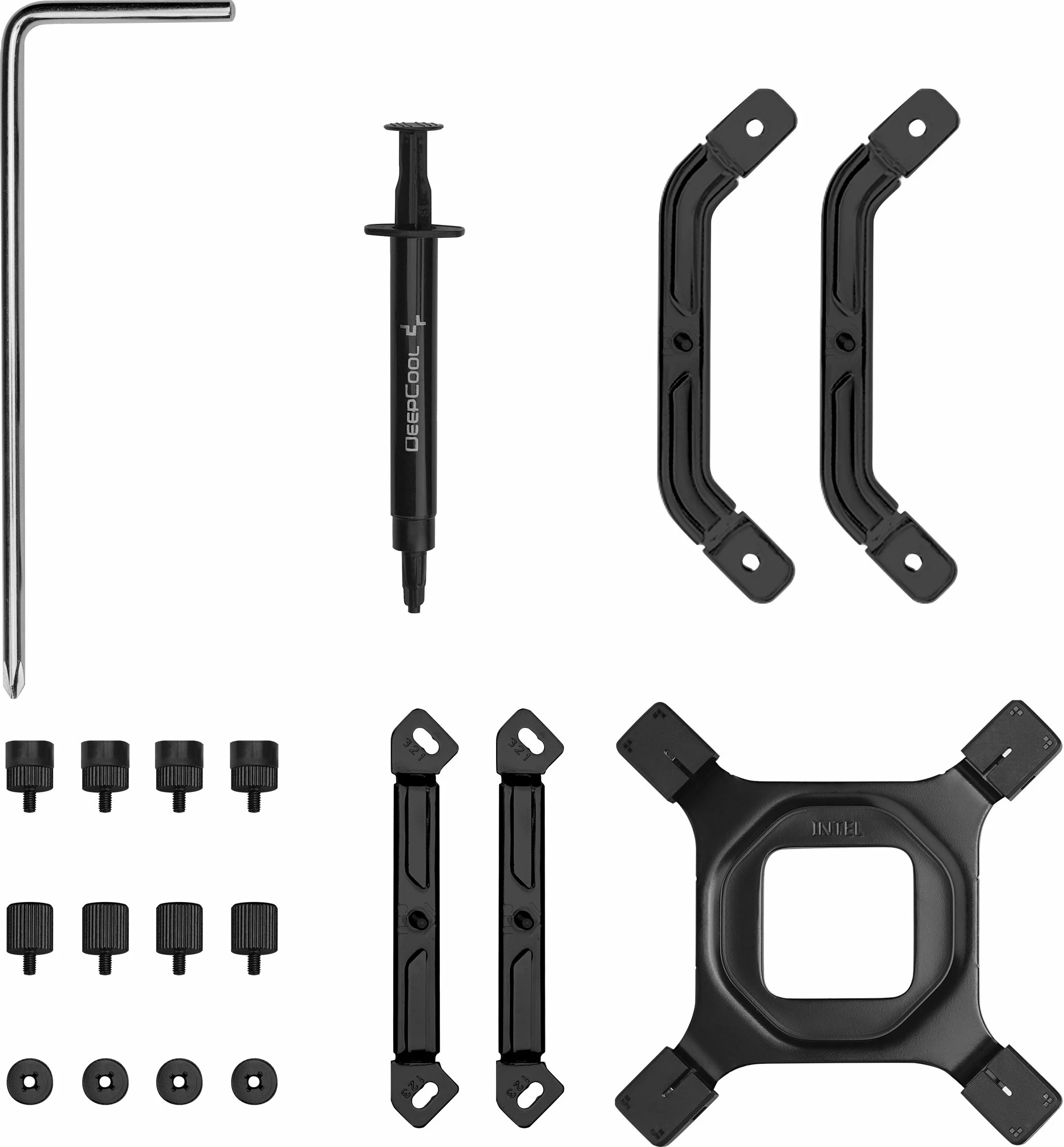 Ftohës CPU Deepcool AK500 G2 Digital NYX 120mm 260W, i zi