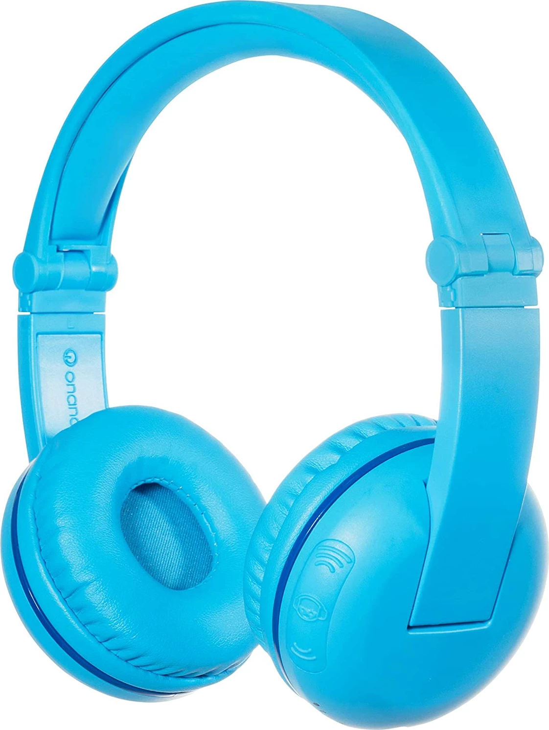 Kufje Bluetooth Buddyphones Play, stereo, 3.5mm, 14 orë bateri, blu