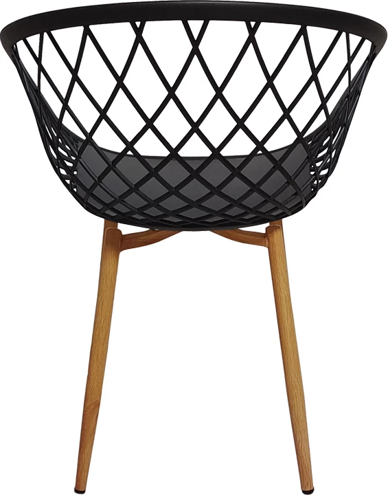 Set tavoline me karrige Manka-Parker, 5 copë, e bardhë, 110x80x77cm