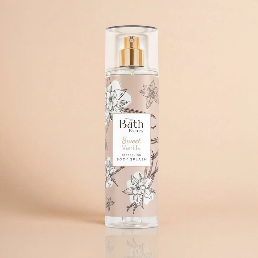 Sprej për Trup The Bath Factory Vanilla 200 ml