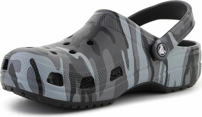 Atlete lifestyle Crocs Classic Camouflage Clog 211936-0DD, të zeza