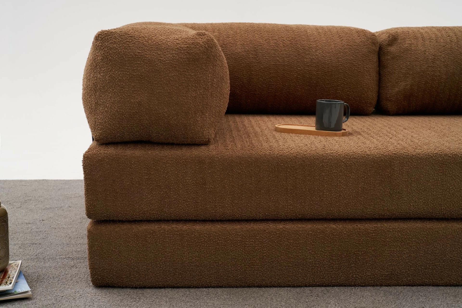 Kënd-sofë Comfort Mini, kafe, Atelier del Sofa