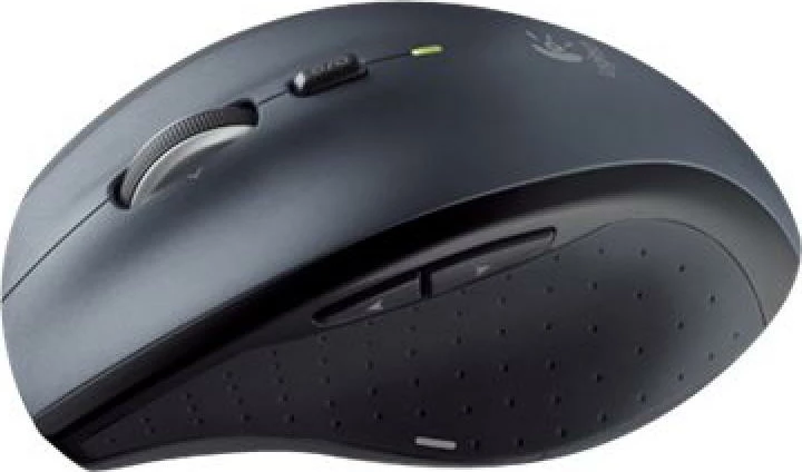 Maus Logitech Marathon M705 wireless USB me butona anësorë, e zezë/argjendtë (910-001949)
