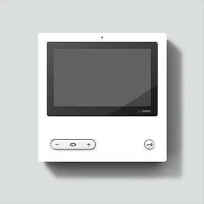 Panel video interfon Siedle BVPC 850-0 W Comfort, 7" touchscreen, i lidhur me kabllo, i bardhë