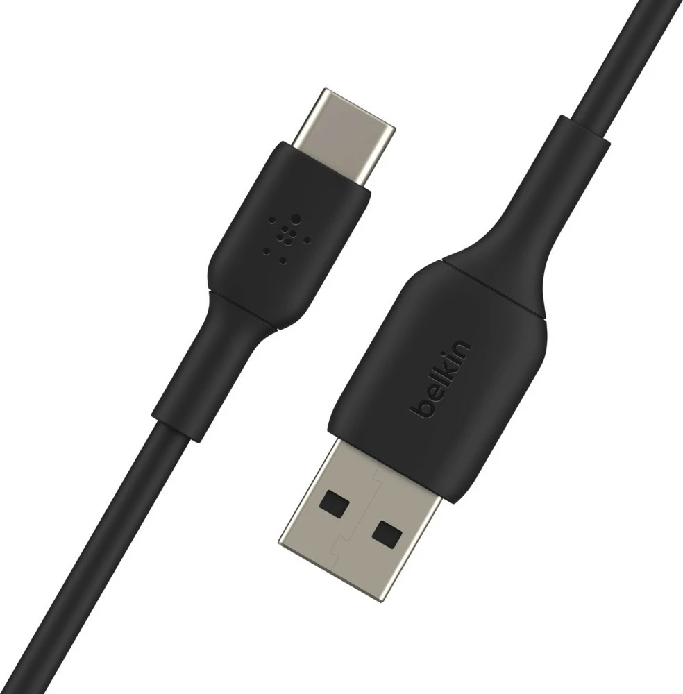 Kabëll Belkin CAB001BT2MBK, 2 m, USB A në USB C, Ngjyrë e zezë