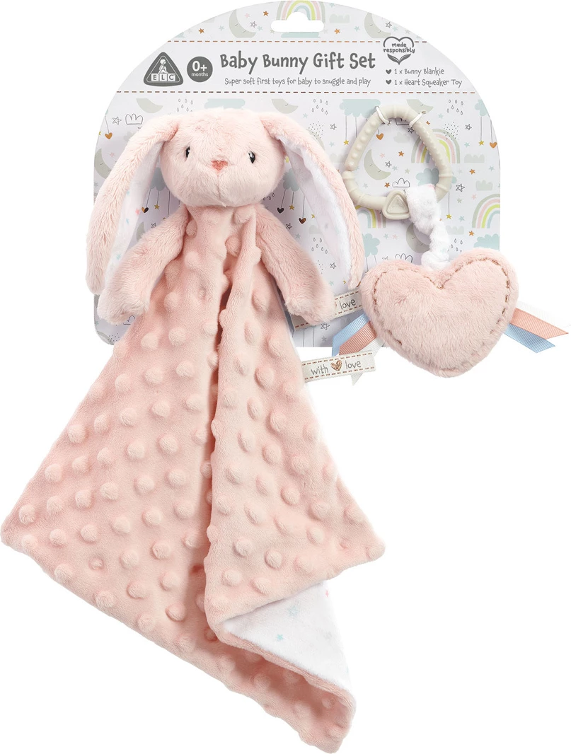 Early Learning Centre – Set Dhurate Sensorial Lepurushi Rozë për Bebe