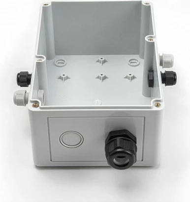 Kuti instalimi DeLOCK 180x125x90mm, IP65, ABS, montim në mur, për jashtë, gri