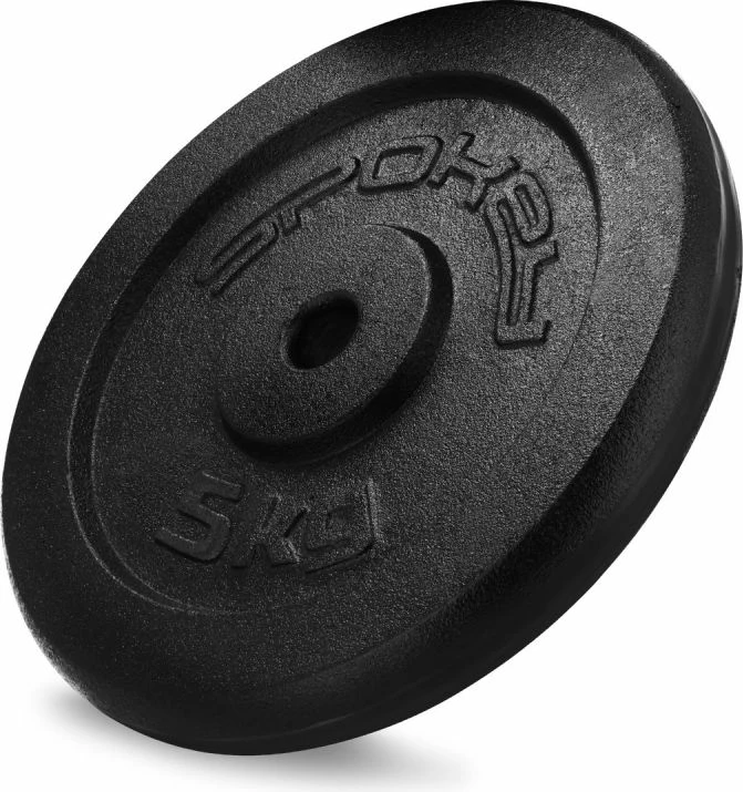 Peshë hekuri Spokey, 5kg, e zezë