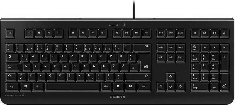 Tastierë Cherry KC 1000 me kabllo, e zezë