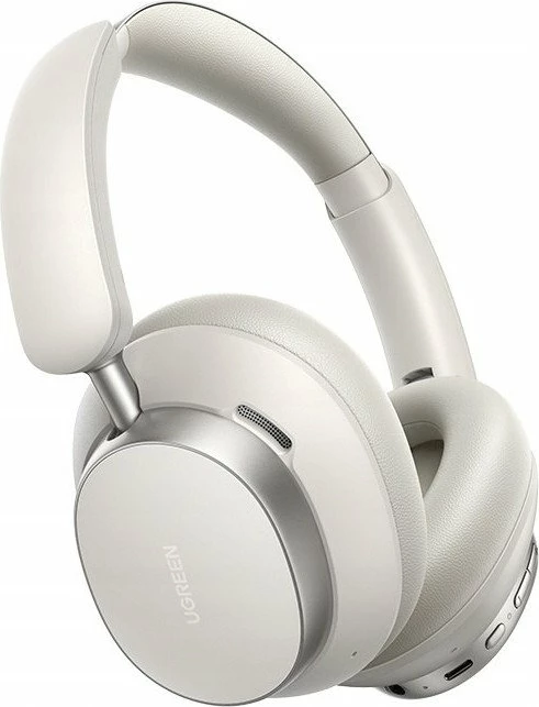 Kufje wireless Ugreen HP206 Studio Pro Hybrid ANC, Bluetooth 6.0, Hi-Res/LDAC, 120h, të bardha