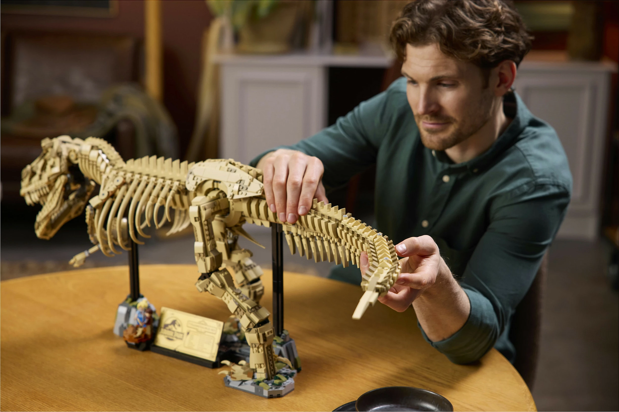 Set ndërtimi LEGO Jurassic World 76968 Dinosaur Fossils: Tyrannosaurus Rex, 3145 copë, Shumëngjyrësh