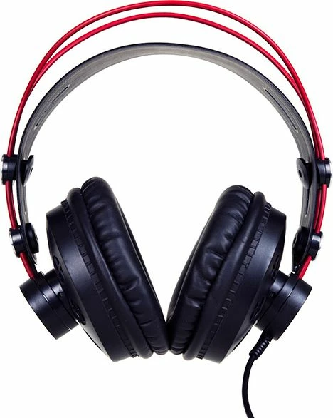 Kufje ISK HP-580 monitoruese, 50mm, 32Ω, kabllo 3m, 3.5mm/6.3mm, pa mikrofon, kuqe