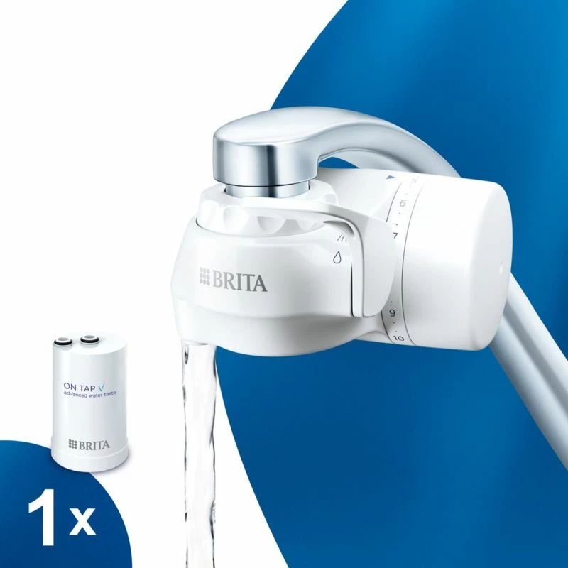 Filtru uji për rubinet BRITA ON TAP V CU CE2, i bardhë