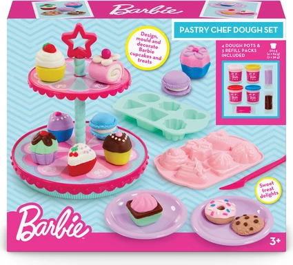Set me plastelinë "Barbie – Shefe e Ëmbëlsirave"