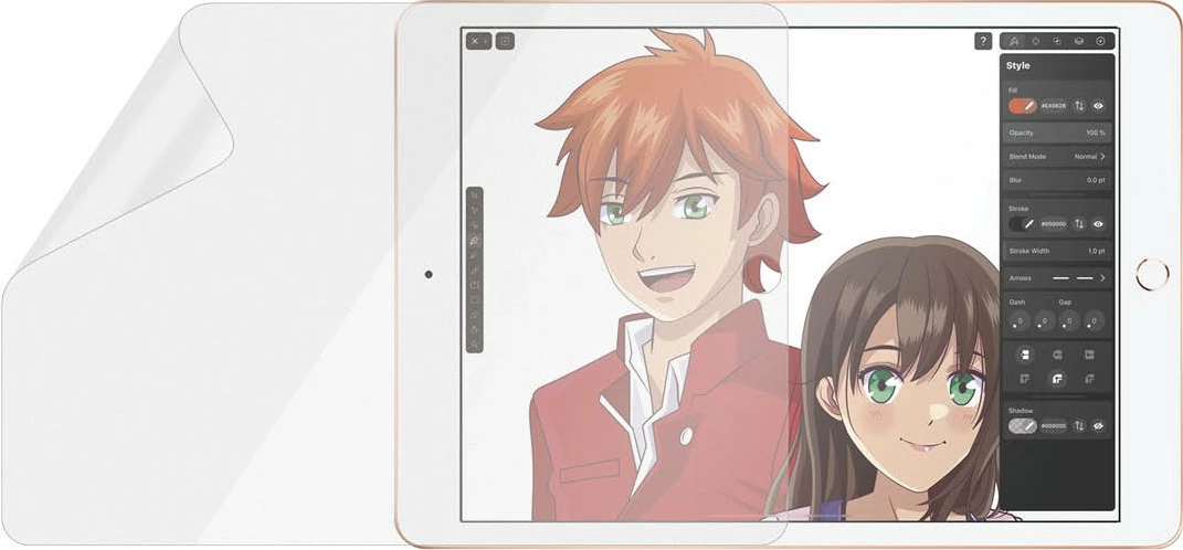 Mbrojtës ekrani PanzerGlass GraphicPaper për iPad 10.2, transparent