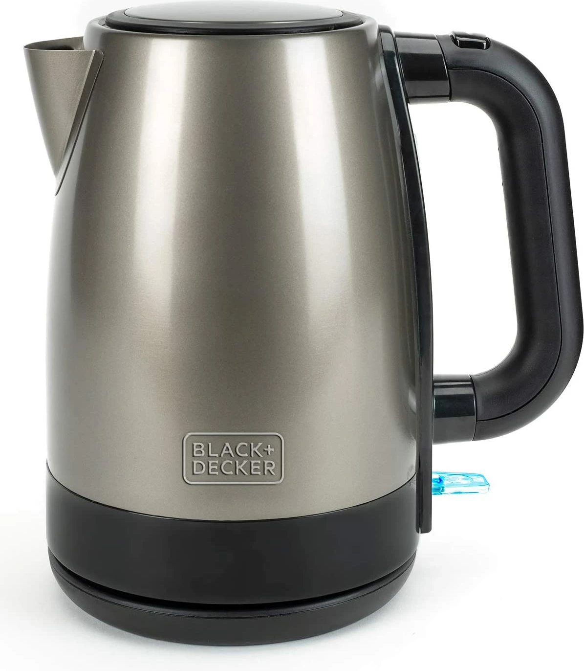 Çajnik elektrik Black&Decker BXKE2201E 1.7 L 2200 W Inox, Argjendtë/zezë