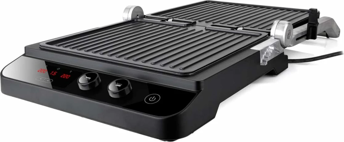 Grill kontakti Black&Decker BXGR2000E 2000W, 29×26 cm, i zi