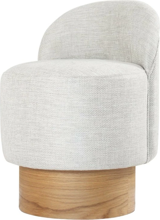 Puf Atelier del Sofa, Barren, ngjyrë gri e çelët