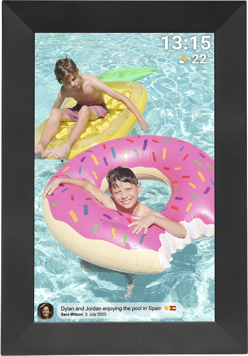 Kornizë digjitale Denver Frameo PFF-1024B, 10.1", 16 GB, IPS, e zezë