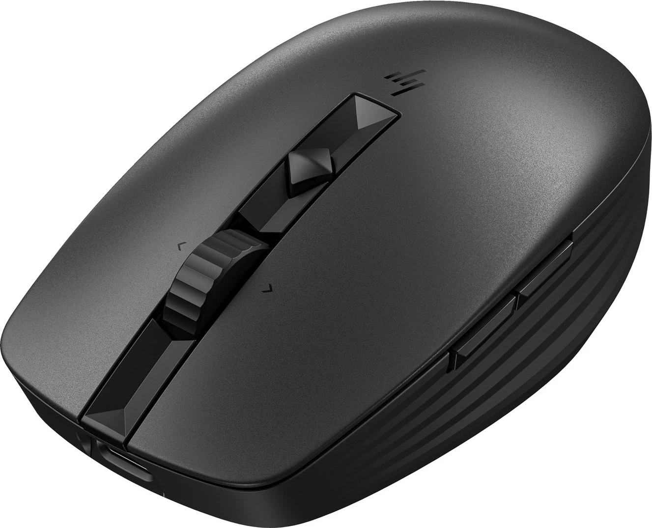 Maus HP 710 i rikarikueshëm, i qetë, i zi